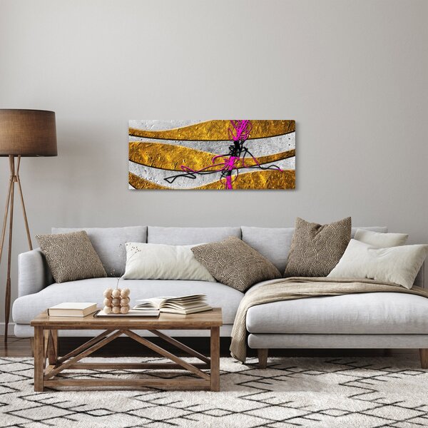 Obraz abstrakcie (120x50 cm)