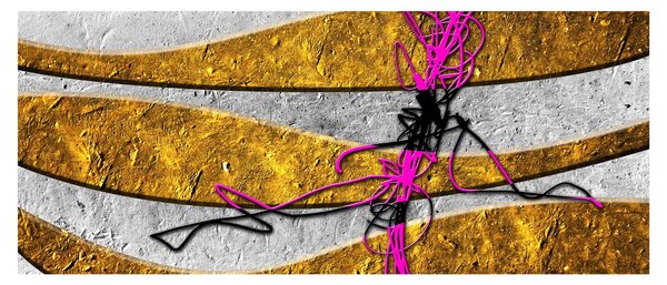 Obraz abstrakcie (120x50 cm)