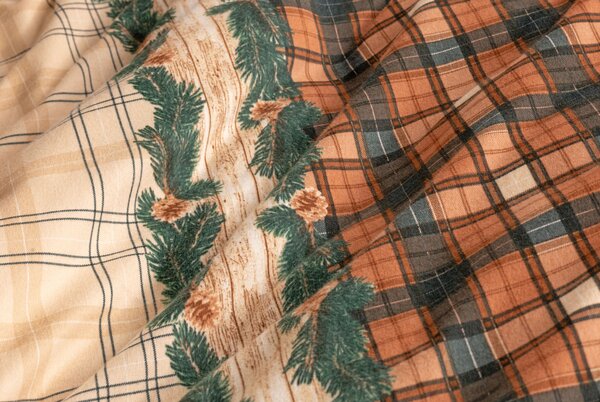 Obliečky Nordville Flanel premium 1x 140/200, 1x 70/90