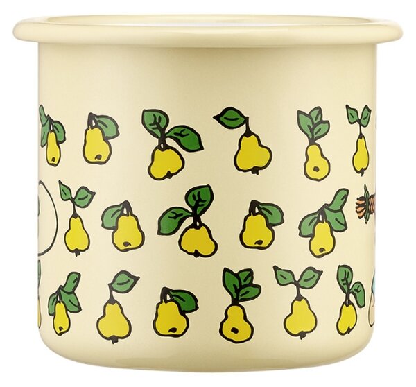 Muurla Hrnček Pippi Fruits 0,37l, smalt / žltý