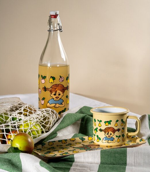 Muurla Sklenená fľaša Pippi Fruits 1l