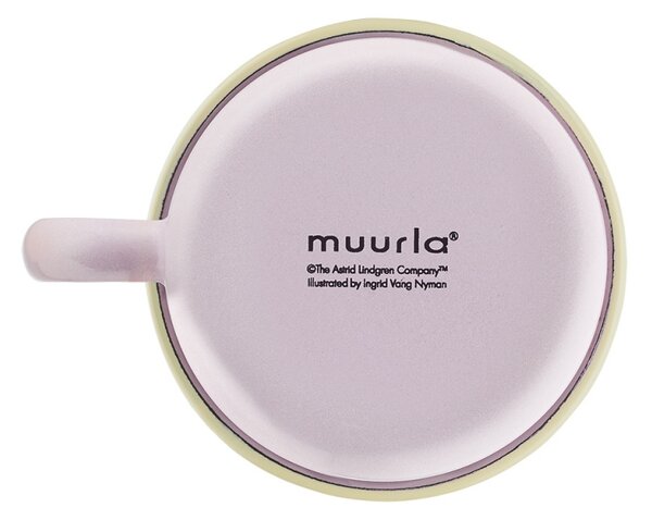Muurla Hrnček Pippi Fruits 2,5 dl, smalt / ružový