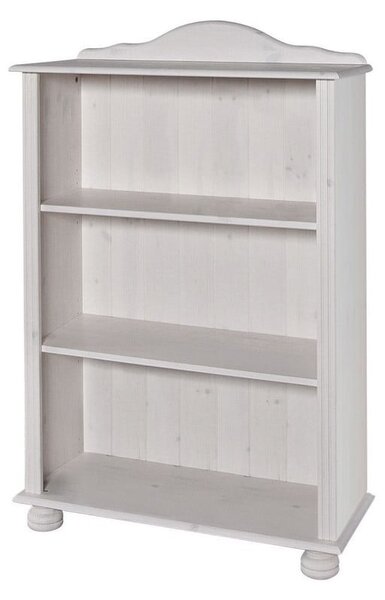 Biela knižnica z borovicového dreva 77x116 cm Ella – Støraa