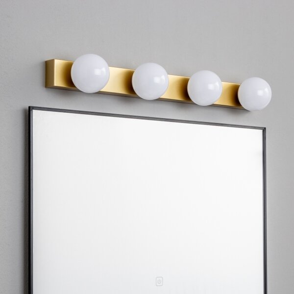 Brilagi - LED kúpeľňové osvetlenie zrkadla HOLLYWOOD 4xLED/3W/230V IP44 zlaté