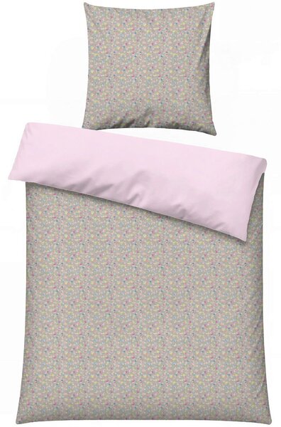 POSTEĽNÁ BIELIZEŇ, viacfarebná, pink, 155/220 cm - Obliečky & plachty, Online Only