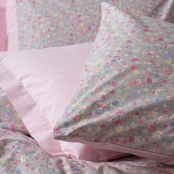 POSTEĽNÁ BIELIZEŇ, viacfarebná, pink, 155/220 cm - Obliečky & plachty, Online Only
