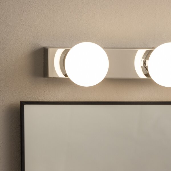Brilagi - LED zrkadlové osvetlenie do kúpeľne HOLLYWOOD 4xLED/3W/230V IP44 chróm