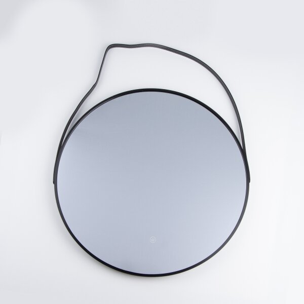 Brilagi-LED Kúpeľňové zrkadlo VERESE LED/19W/230V 60 cm čierna IP44 CRI 90 stmievateľné + CCT