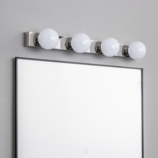Brilagi - LED zrkadlové osvetlenie do kúpeľne HOLLYWOOD 4xLED/3W/230V IP44 chróm