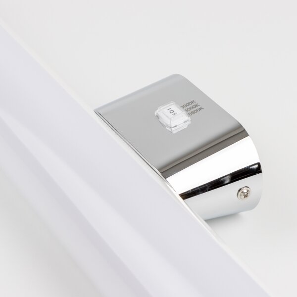 Brilagi - LED osvetlenie zrkadla do kúpeľne TUBE LED/15W/230V 3000/4000/6500K IP44 chróm
