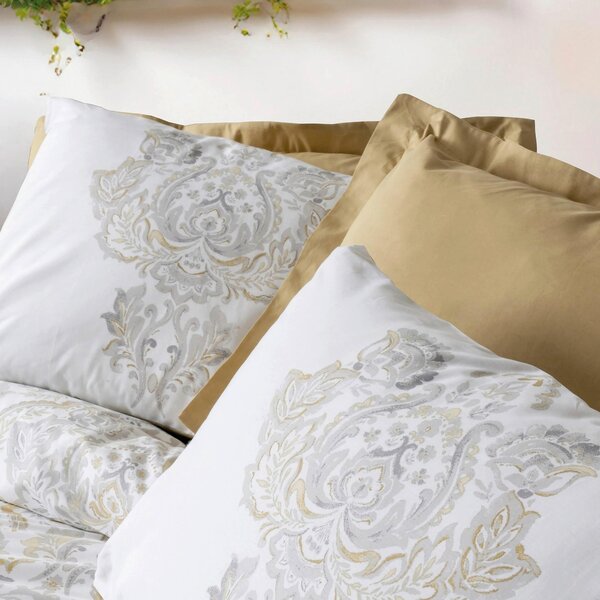 POSTEĽNÁ BIELIZEŇ, viacfarebná, horčicovožltá, 155/220 cm - Online Only bytové doplnky, Online Only