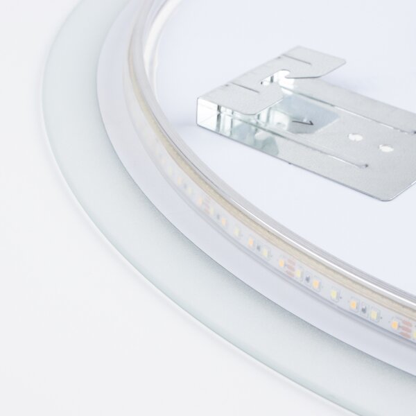 Brilagi - LED kúpeľňové zrkadlo CUNEO LED/19W/230V pr. 60 cm IP44 CRI 90 stmievateľné + CCT
