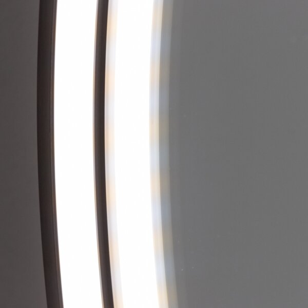 Brilagi - LED kúpeľňové zrkadlo PALANZO LED/19W/230V priemer 60 cm IP44 CRI 90 stmievateľné + CCT