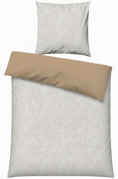 POSTEĽNÁ BIELIZEŇ, béžová, 155/220 cm - Online Only bytové doplnky, Online Only