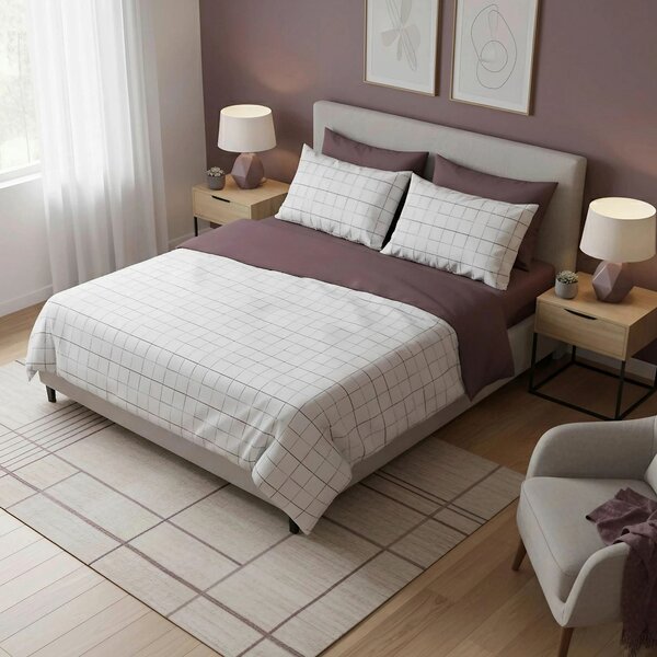 POSTEĽNÁ BIELIZEŇ, viacfarebná, biela, 155/220 cm - Online Only bytové doplnky, Online Only