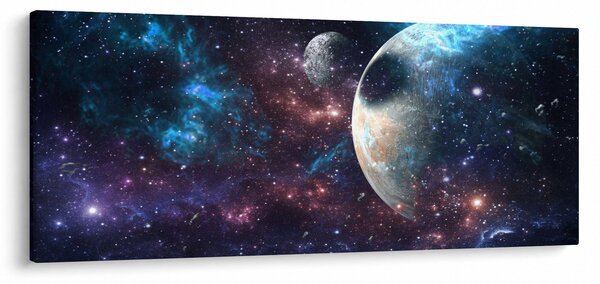 Obraz vesmíru (120x50 cm)