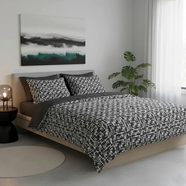POSTEĽNÁ BIELIZEŇ, tmavosivá, 155/220 cm - Online Only bytové doplnky, Online Only