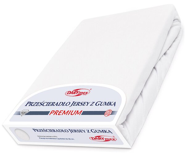 JERSEY PRESTIERADLO PREMIUM 90X200 CM BIELE