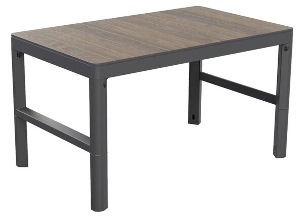 Záhradný stôl Keter Lyon Deco walnut / grafit