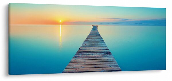 Obraz - Mólo do nekonečna (120x50 cm)