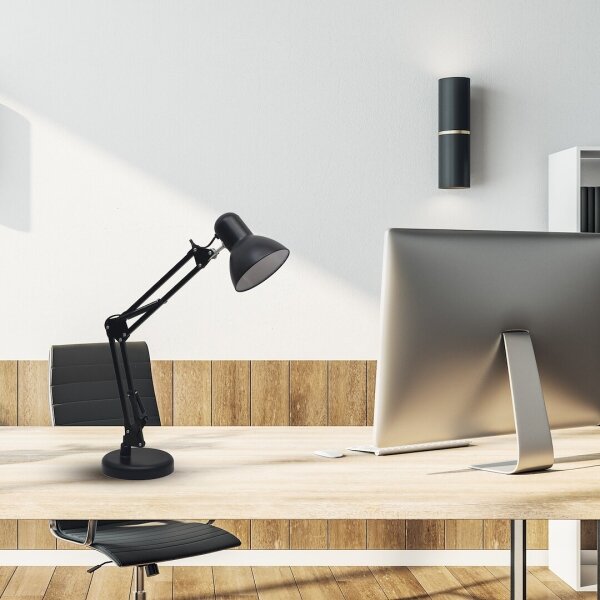 Stolná lampa NEXA 1xE27/60W/230V čierna