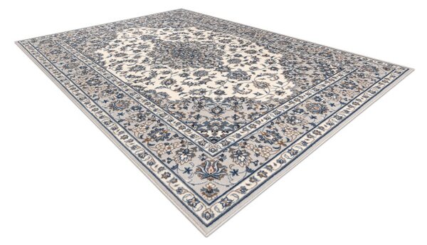 Koberec NAIN Ramka ornament 7335/51935 béžový / granátový