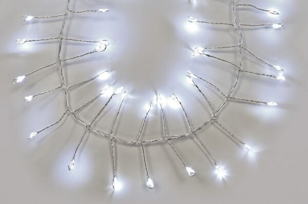 LED vonkajší reťaz 960xLED/8 funkcií 9,6m IP44 studená biela