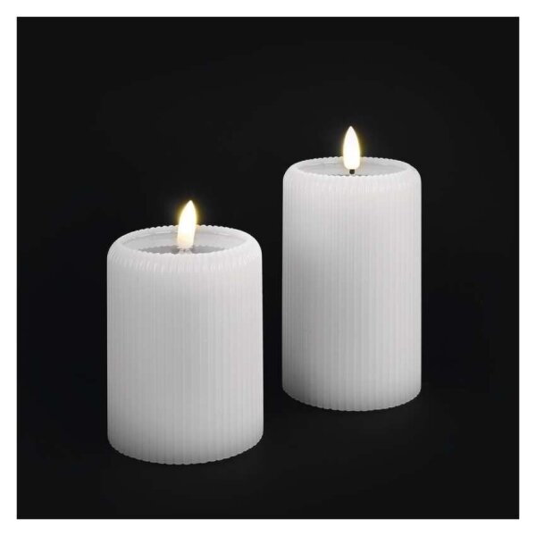 SADA 2x LED sviečky LED/4xAA + diaľkové ovládanie