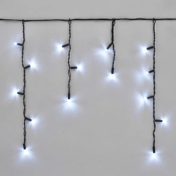 LED vonkajšia reťaz 50xLED/3x0,4m IP44 studená biela