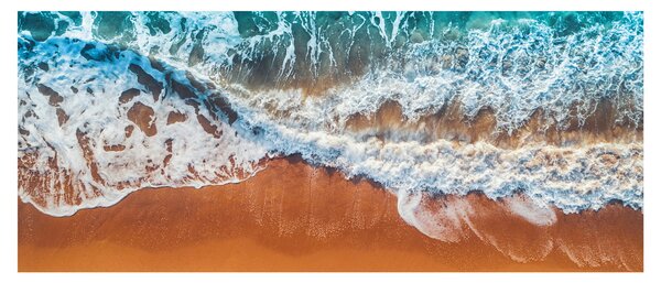 Obraz morskej pláže (120x50 cm)