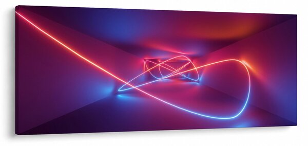 Obraz modernej abstrakcie (120x50 cm)