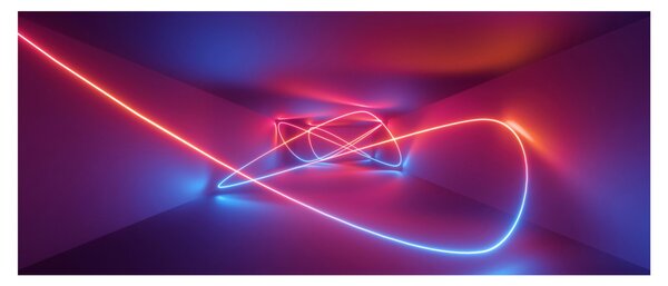 Obraz modernej abstrakcie (120x50 cm)