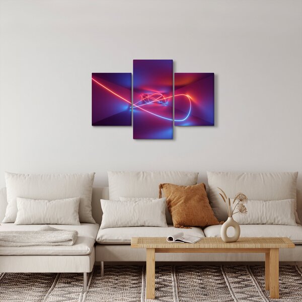Obraz modernej abstrakcie (90x60 cm)