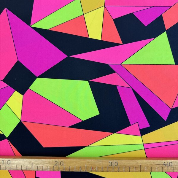 Metráž Plavkovina NEON - Geometric