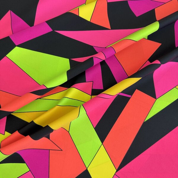 Metráž Plavkovina NEON - Geometric
