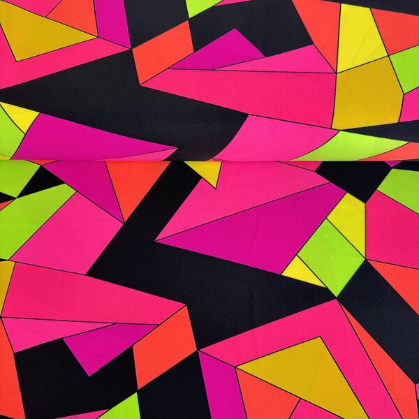 Metráž Plavkovina NEON - Geometric