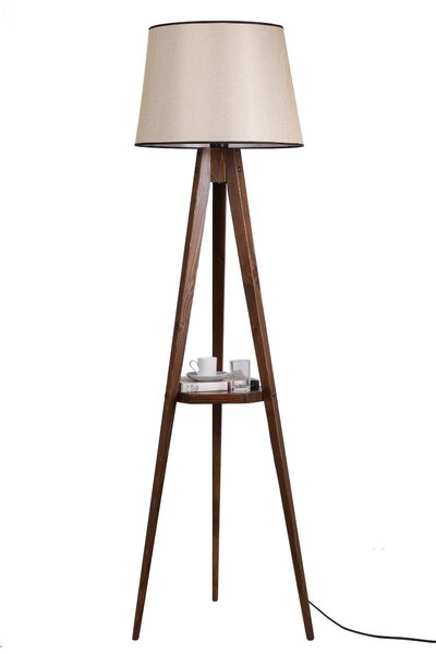 ASIR Stojacia lampa TRIPOD orech