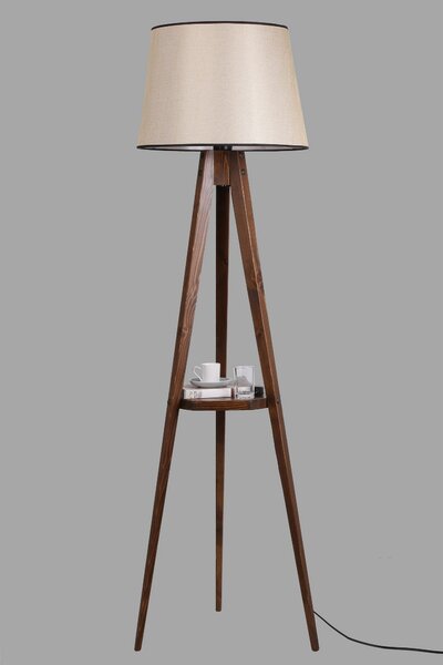ASIR Stojacia lampa TRIPOD orech