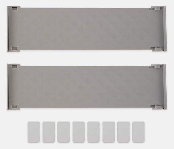 Sinsay - Nastaviteľné priehradky do zásuvky 2 pack - svetlošedá