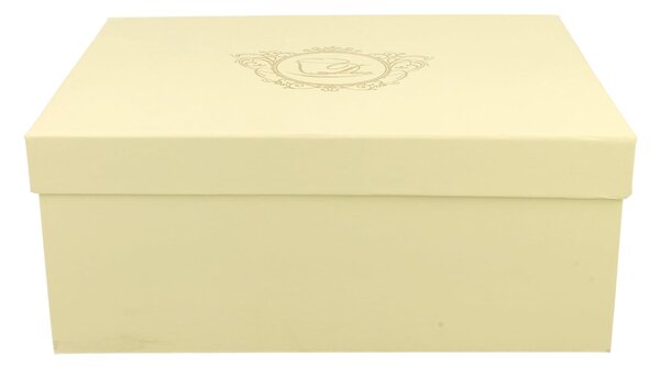 Porcelánová šálka na nohe s podšálkou Ecru Nina 220 ml sada 2ks