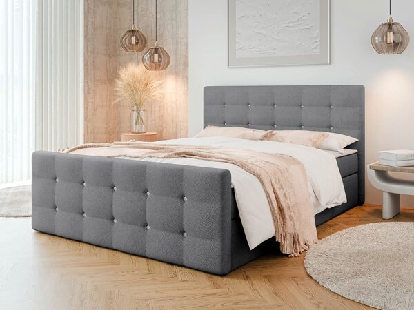 Mirjan24 Kontinentálna posteľ Akvore, Rozmer postele: 140x200, Dostupné poťahy: Rico 23 5903211085932