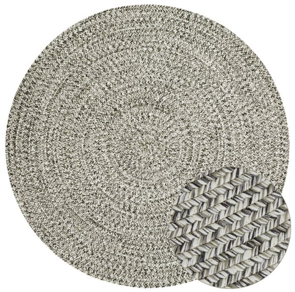 Koberec Hanse Home Braided Trenzado melanž kruh