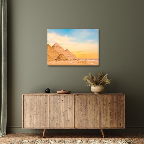 Obraz egyptských pyramíd (70x50 cm)