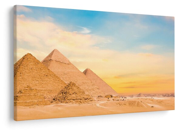 Obraz egyptských pyramíd (90x60 cm)