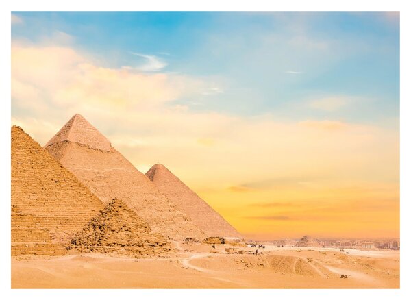 Obraz egyptských pyramíd (70x50 cm)