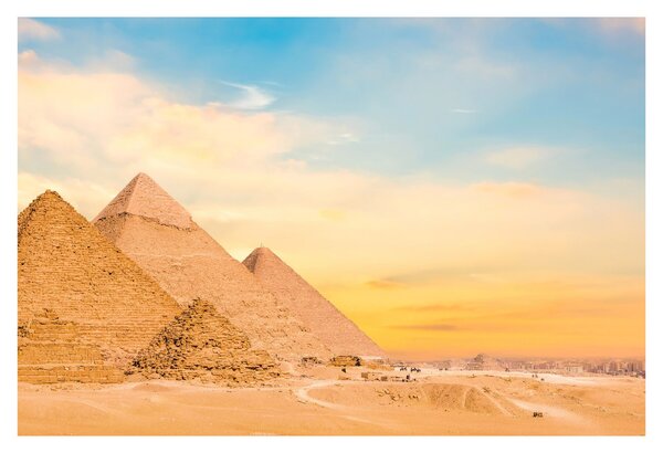 Obraz egyptských pyramíd (90x60 cm)
