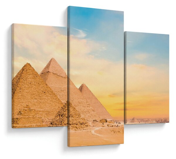Obraz egyptských pyramíd (90x60 cm)