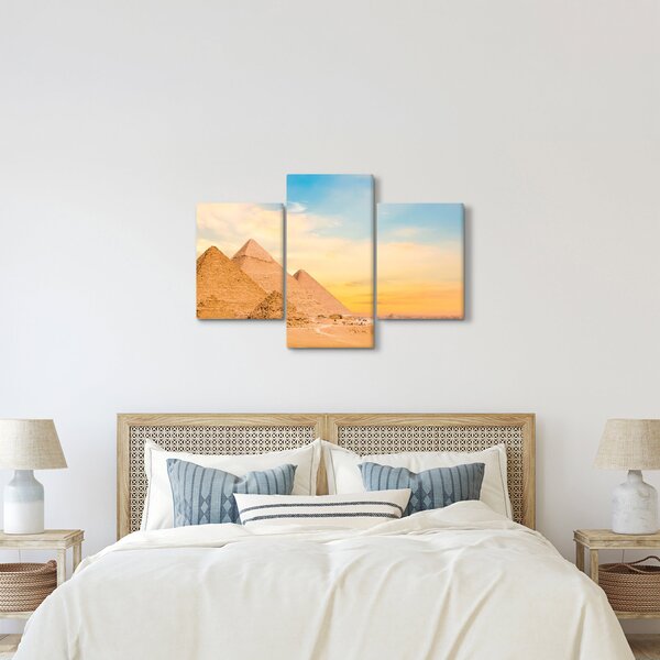 Obraz egyptských pyramíd (90x60 cm)