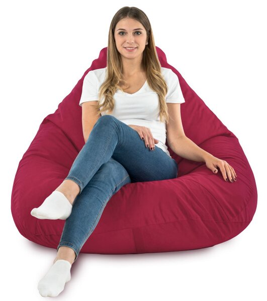 Sedací vak DROP XXL ružový