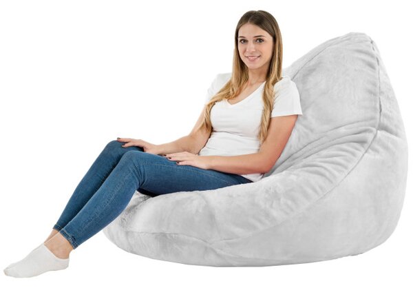Sedací vak DROP XXL Yeti sivý